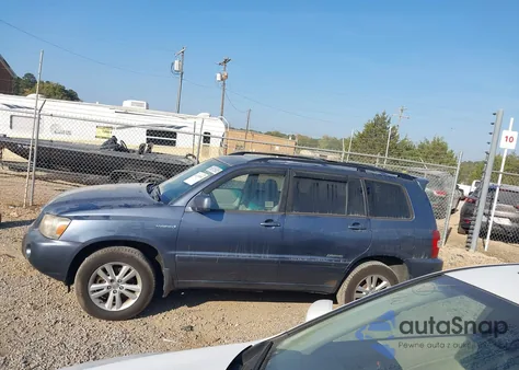 2007 Toyota Highlander Hybrid Limited V6 z USA, uszkodzony, nr VIN JTEEW21A770039911